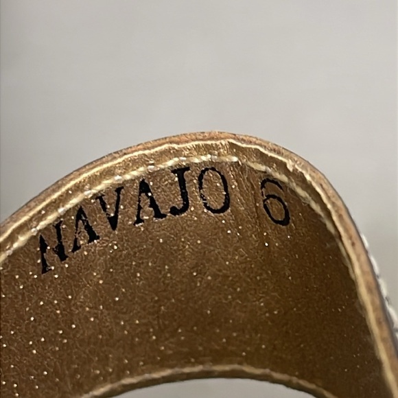 Elite by Corkys Women's Navajo Sandals Blue Pink Floral Leather Detail Sz 6 - Picture 9 of 9